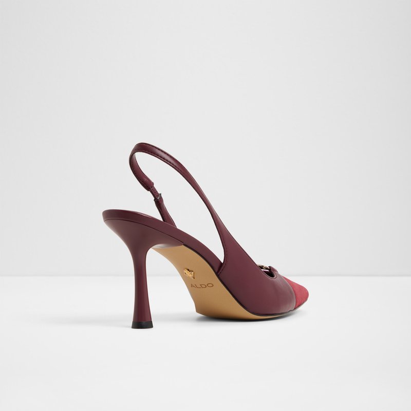 Aldo cipele na srednje visku petu AUGUSTAS SYN SMOOTH - crvena 2