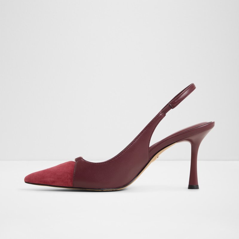 Aldo cipele na srednje visku petu AUGUSTAS SYN SMOOTH - crvena 6