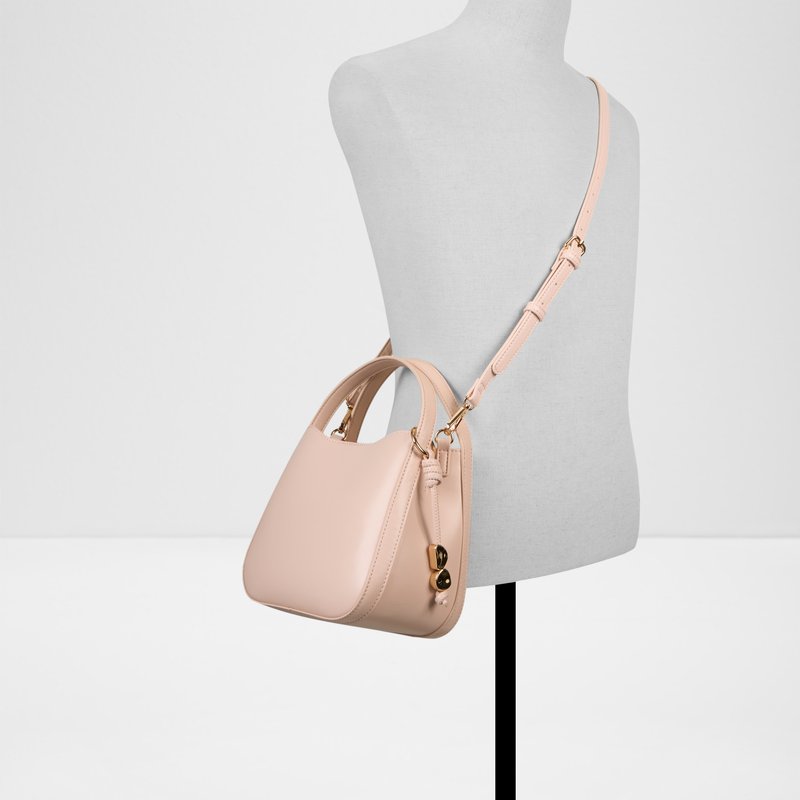 Aldo satchel torbica za nošenje u ruci ili na ramenu AURALILY SYN MIX MAT - ljubičasta 3