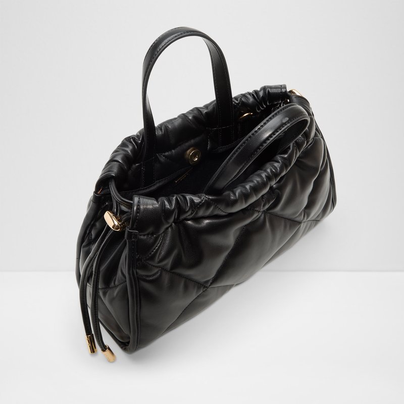 Aldo satchel torbica za nošenje u ruci ili na ramenu AVERIA SYN MIX MAT - crna 3