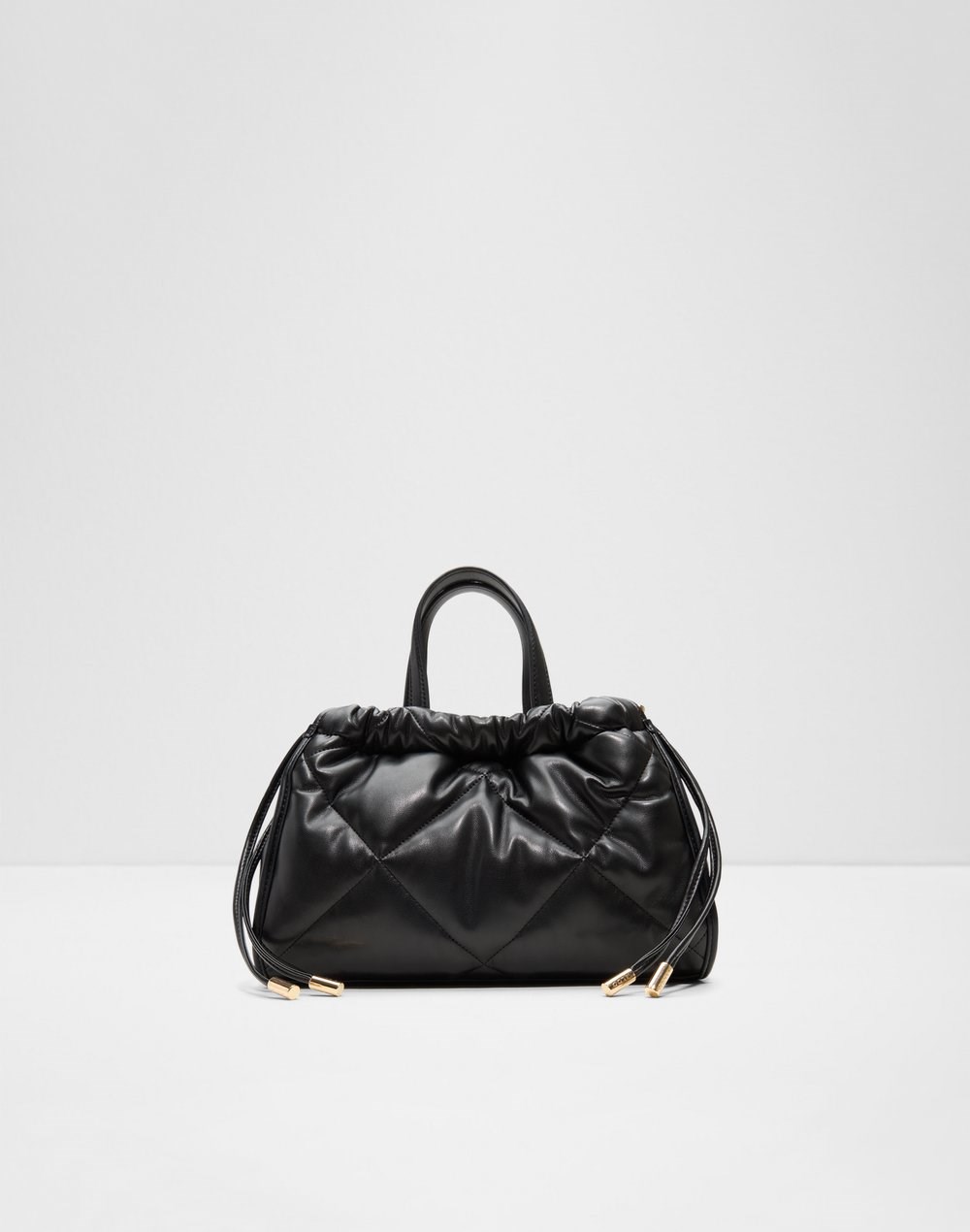 Aldo satchel torbica za nošenje u ruci ili na ramenu AVERIA SYN MIX MAT - crna