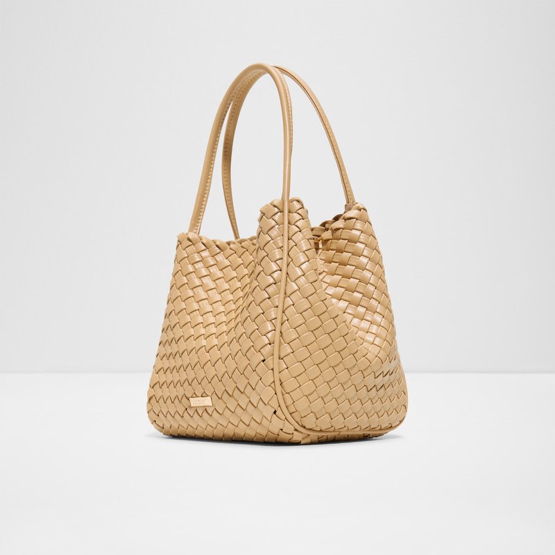 Aldo satchel torbica za nošenje u ruci ili na ramenu AVIMA SYN MIX MAT - bež 4