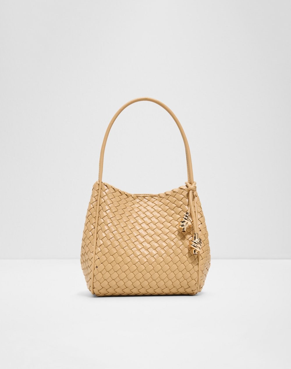 Aldo satchel torbica za nošenje u ruci ili na ramenu AVIMA SYN MIX MAT - bež