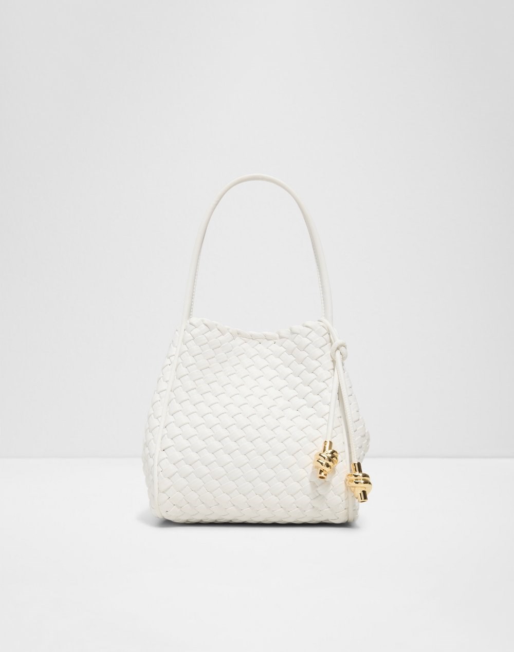 Aldo satchel torbica za nošenje u ruci ili na ramenu AVIMA SYN MIX MAT - bijela