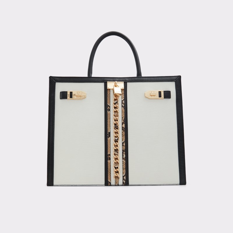 Aldo velika satchel torba AVOMA SYN MIX MAT - crna 1