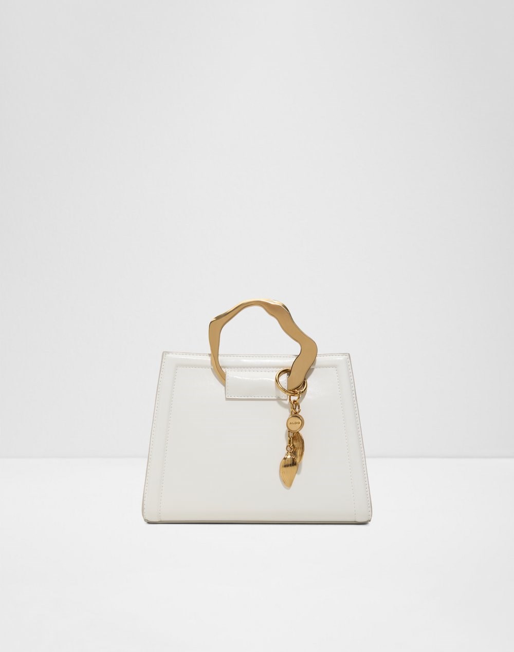 Aldo satchel torbica za nošenje u ruci AZERALLUX SYN MIX MAT - bijela