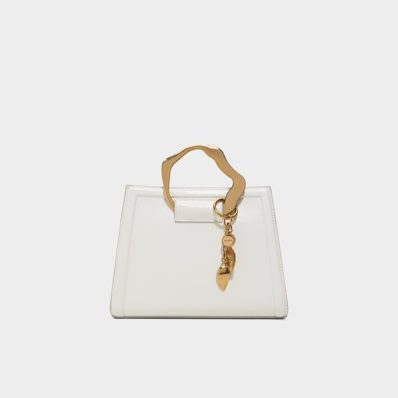 Aldo satchel torbica za nošenje u ruci AZERALLUX SYN MIX MAT - bijela 1