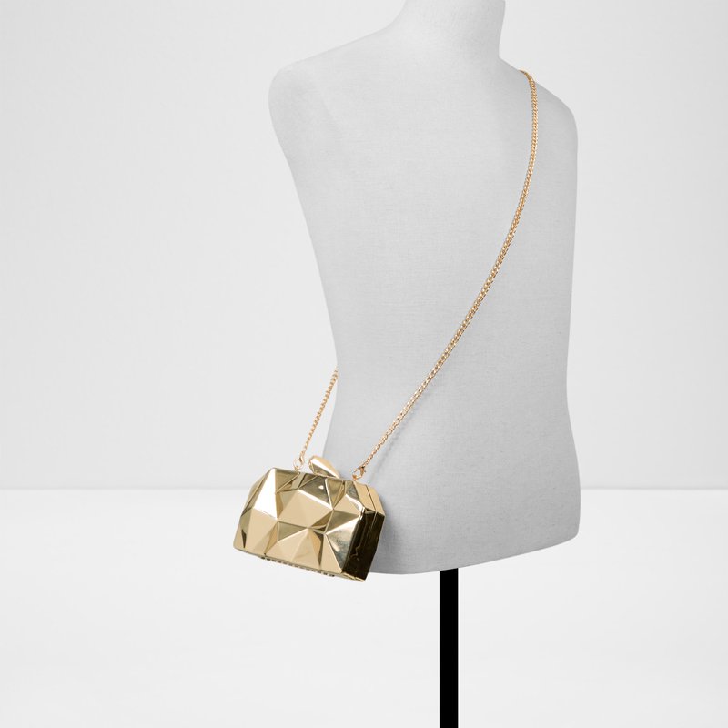 Aldo clutch torbica za nošenje u ruci ili na ramenu AZURAX SYN MIX MAT - zlatna 4