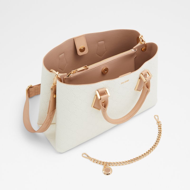 Aldo satchel torba za nošenje u ruci ili na ramenu BAELA SYN MIX MAT - bijela