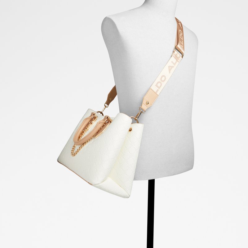 Aldo satchel torba za nošenje u ruci ili na ramenu BAELA SYN MIX MAT - bijela