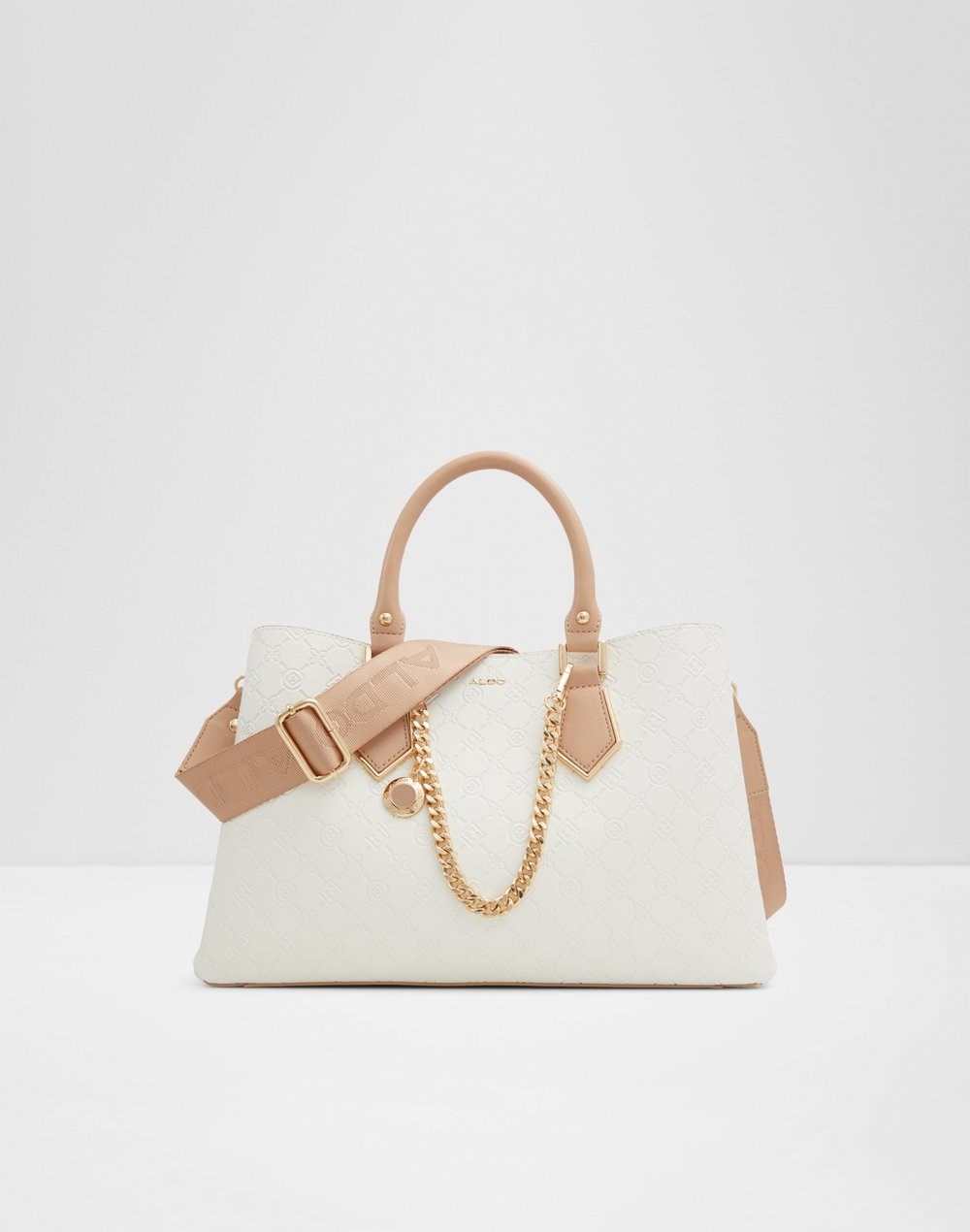 Aldo satchel torba za nošenje u ruci ili na ramenu BAELA SYN MIX MAT - bijela