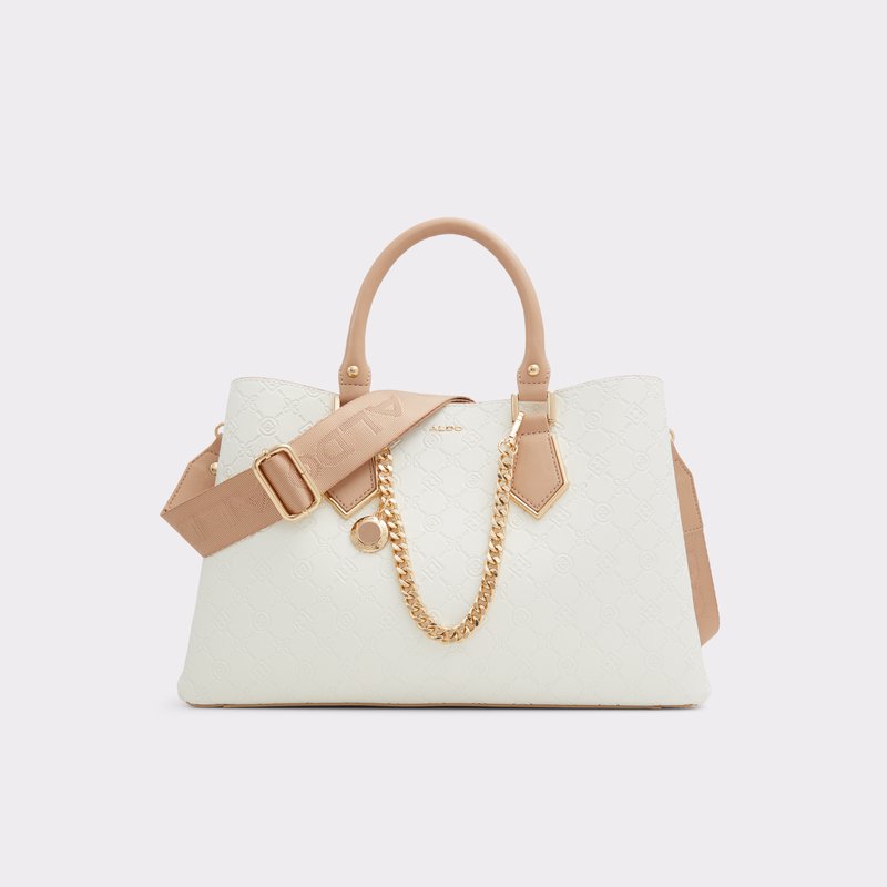 Aldo satchel torba za nošenje u ruci ili na ramenu BAELA SYN MIX MAT - bijela