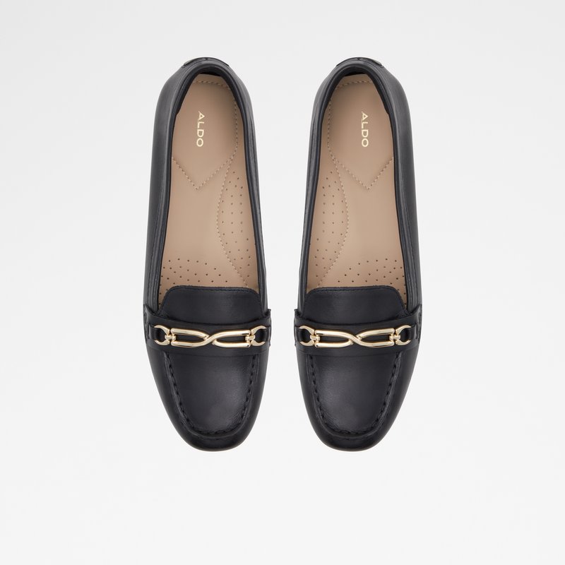 Aldo kožne mokasine BAGDISH LEA SMOOTH - crna 5