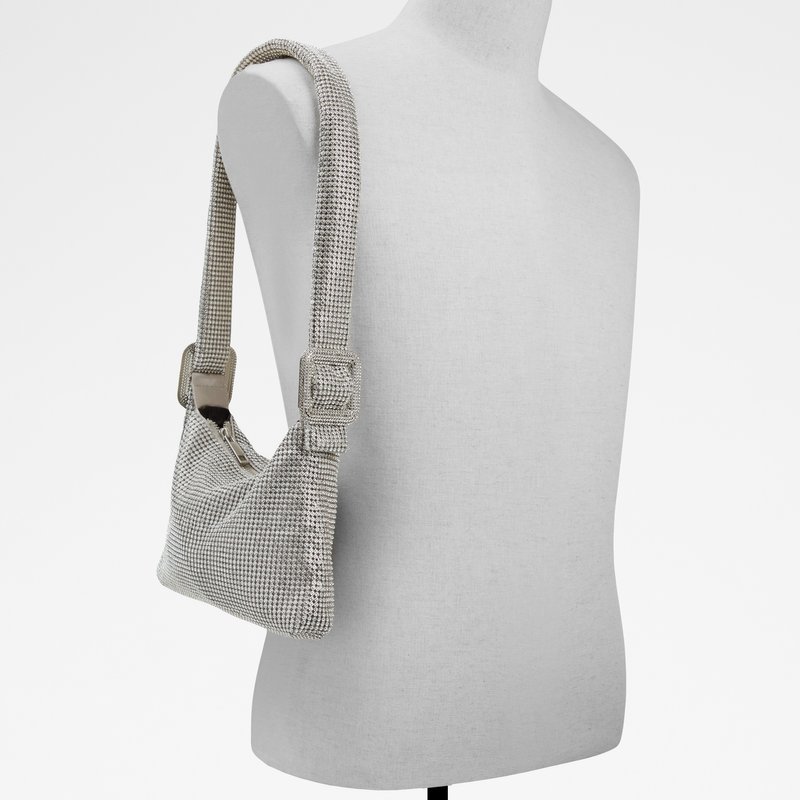 Aldo torbica za nošenje na ramenu ili u ruci BANALIA SYN MIX MAT - srebrna 3