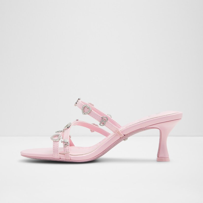 Aldo natikače na petu BARBIEBLVD SYN METALLIC - ružičasta 2