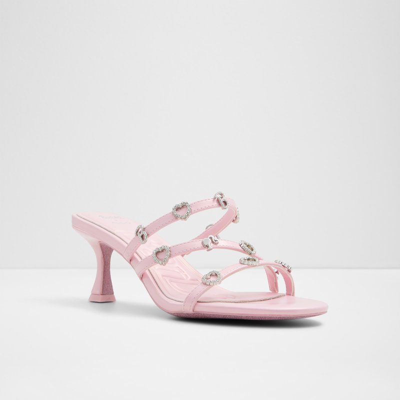 Aldo natikače na petu BARBIEBLVD SYN METALLIC - ružičasta 3