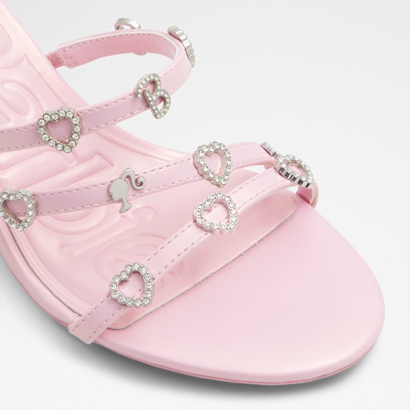 Aldo natikače na petu BARBIEBLVD SYN METALLIC - ružičasta 4