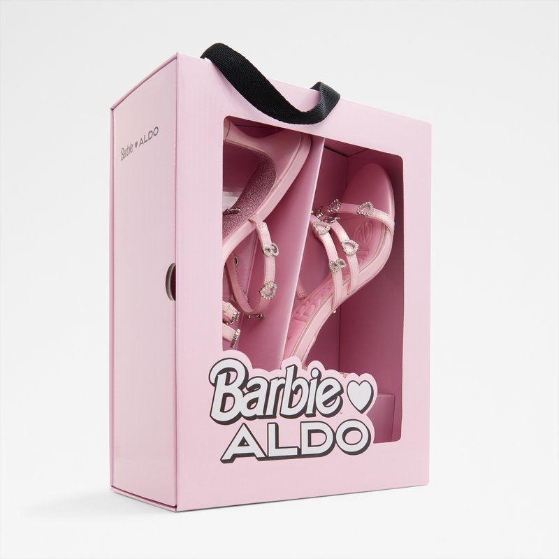 Aldo natikače na petu BARBIEBLVD SYN METALLIC - ružičasta 6