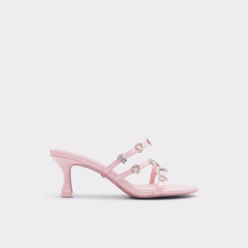 Aldo natikače na petu BARBIEBLVD SYN METALLIC - ružičasta 1