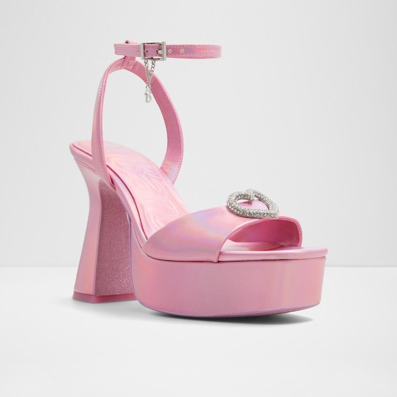 Aldo sandale na visoku petu BARBIEPARTY SYN SHINY - ružičasta 3