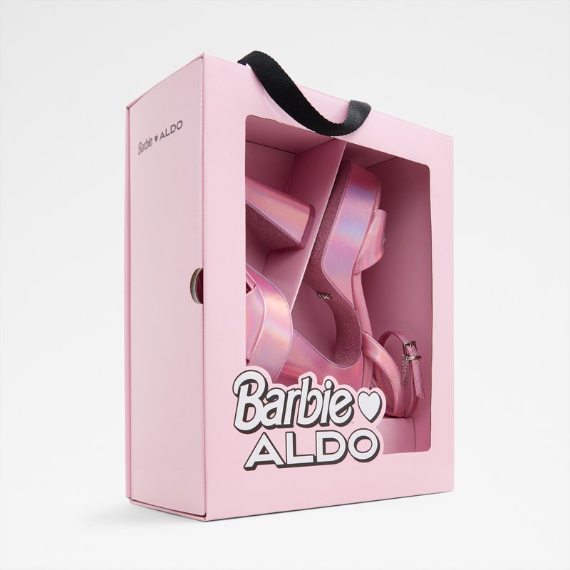 Aldo sandale na visoku petu BARBIEPARTY SYN SHINY - ružičasta 6