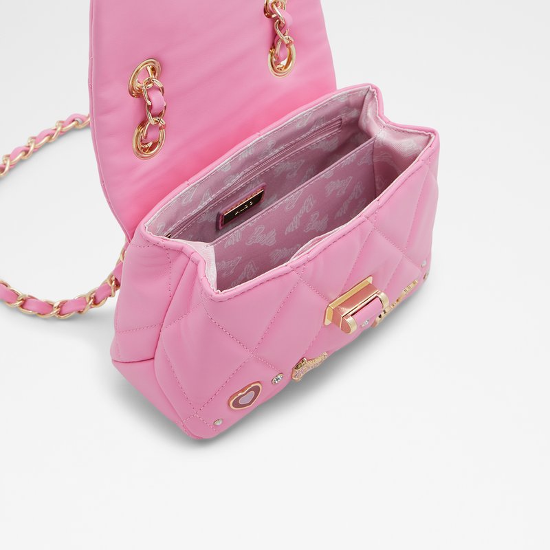 Aldo torbica za nošenje na ramenu BARBIEQCROSS SYN SMOOTH - ružičasta