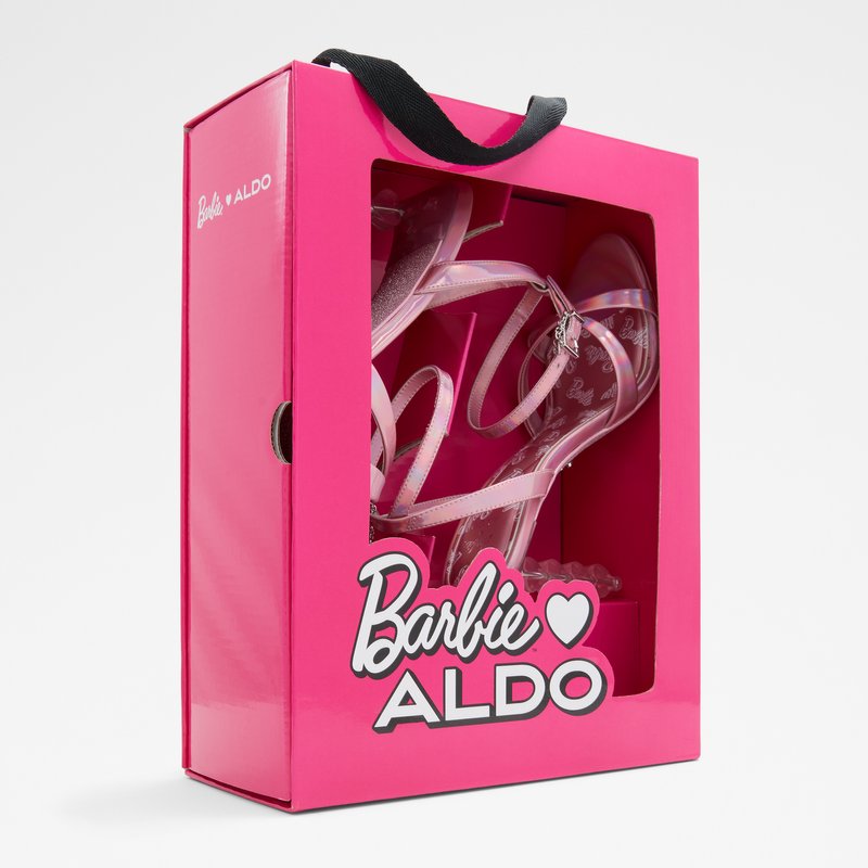 Aldo sandale na visoku petu BARBIESANDAL SYN MIRROR - ružičasta 7