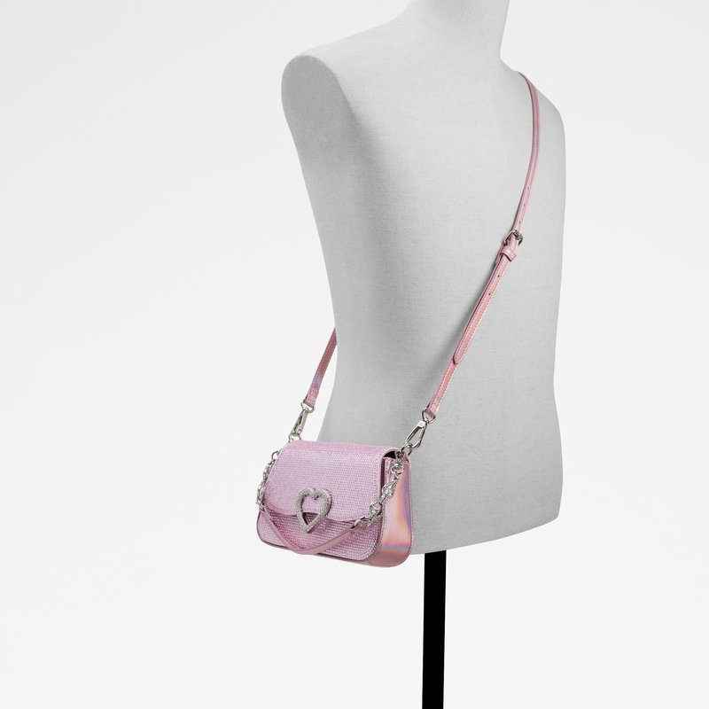 Aldo torbica za nošenje na ramenu BARBIETPHNDL SYN MIX MAT - ružičasta 4