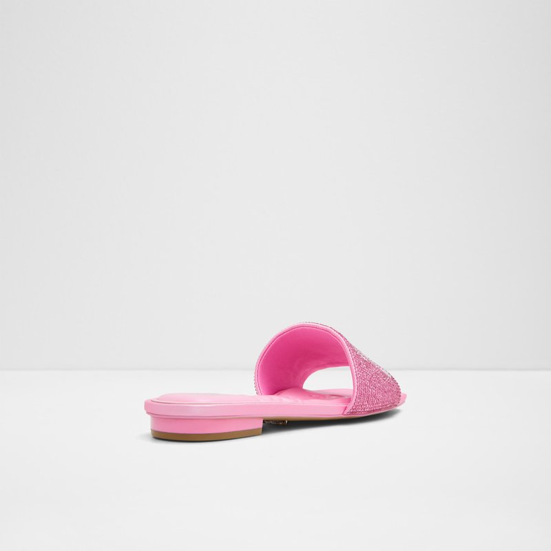Aldo ravne sandale BARBIEVILLE TEX SATIN - ružičasta 2