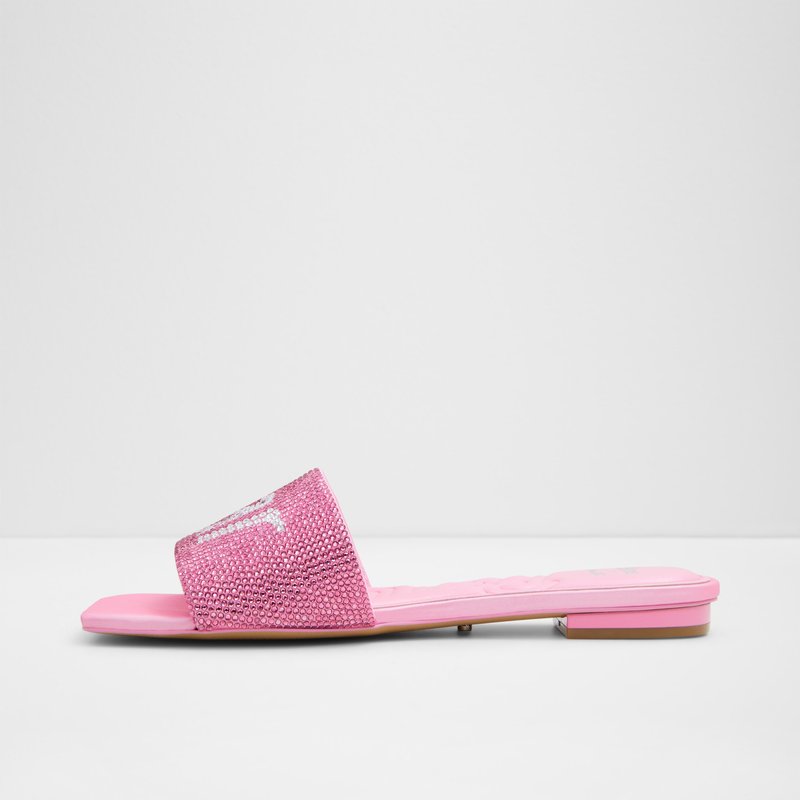 Aldo ravne sandale BARBIEVILLE TEX SATIN - ružičasta 7