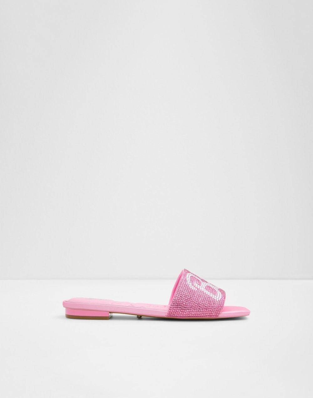 Aldo ravne sandale BARBIEVILLE TEX SATIN - ružičasta