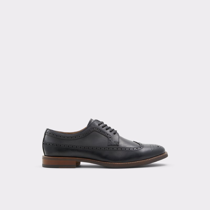Aldo derby cipele BATTISTONFLEX LEA SMOOTH - crna 1