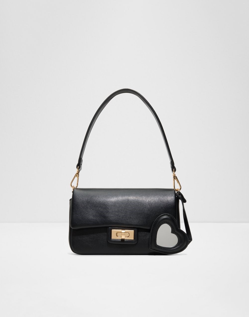 Aldo torbica za nošenje na ramenu BBELLAPURSE SYN MIX MAT - crna