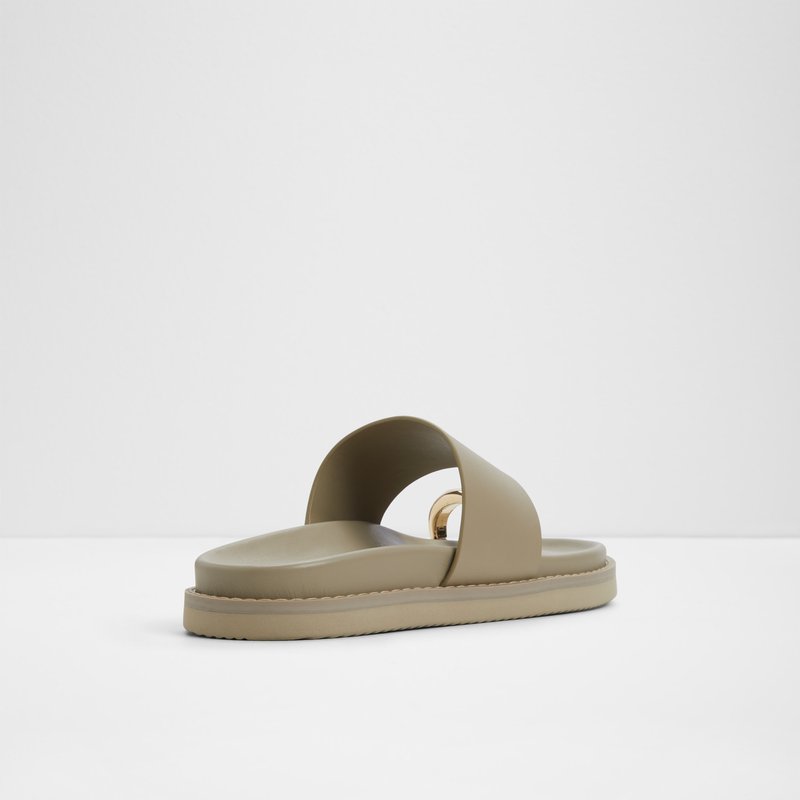 Aldo ravne natikače BEACHSTROLL LEA SMOOTH - zelena 2