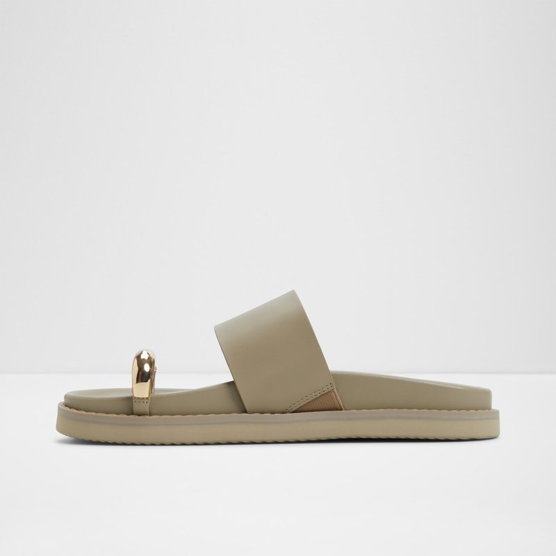 Aldo ravne natikače BEACHSTROLL LEA SMOOTH - zelena 3