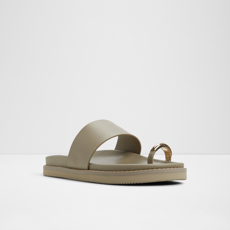 Aldo ravne natikače BEACHSTROLL LEA SMOOTH - zelena 4