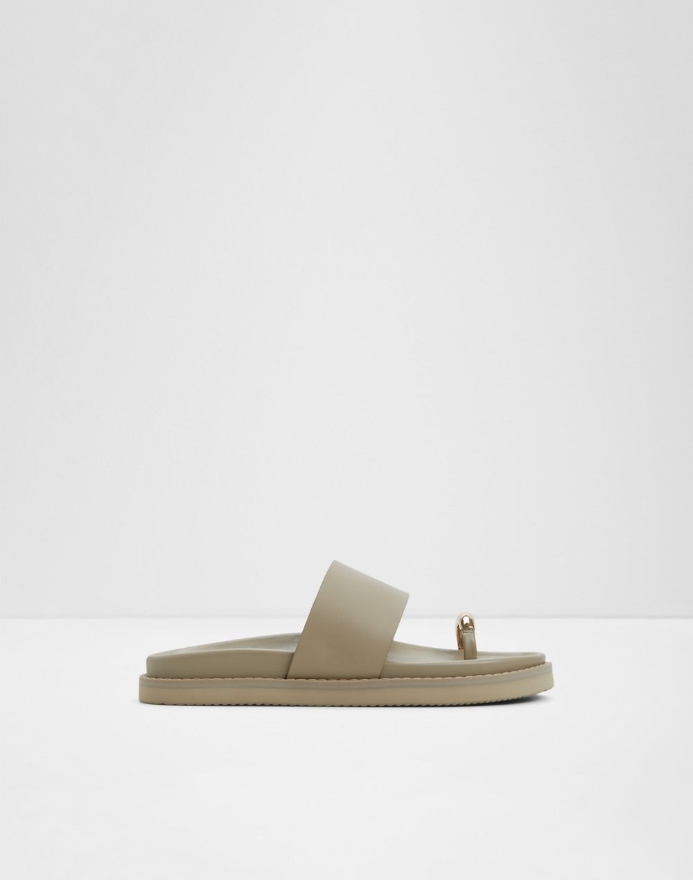 Aldo ravne sandale BEACHSTROLL LEA SMOOTH - zelena
