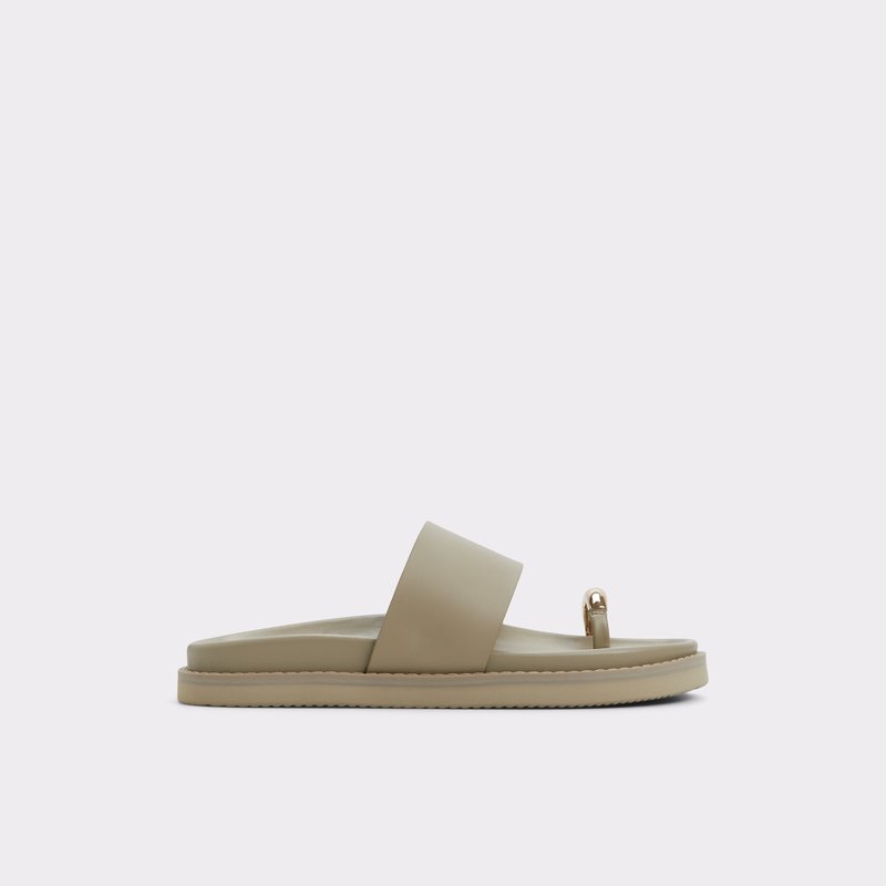 Aldo ravne natikače BEACHSTROLL LEA SMOOTH - zelena 1