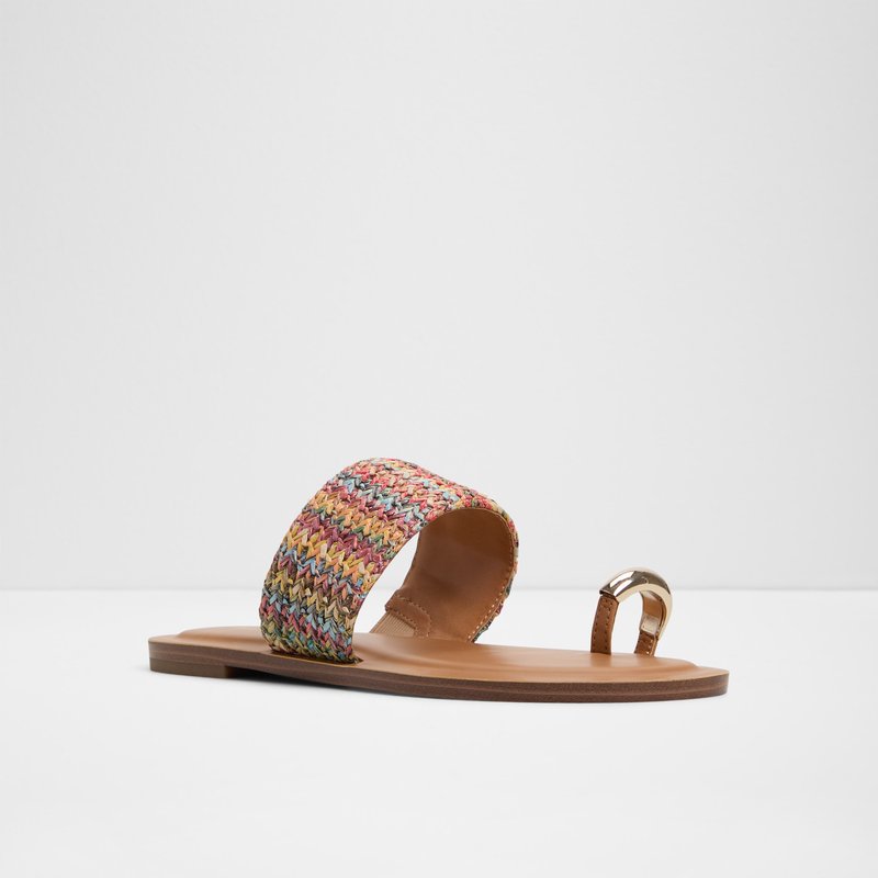 Aldo ravne natikače BEACHWALK TEX RAFFIA - multicolor 4