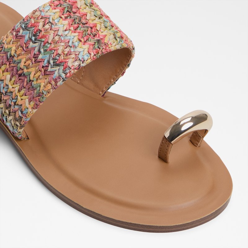 Aldo ravne natikače BEACHWALK TEX RAFFIA - multicolor 5