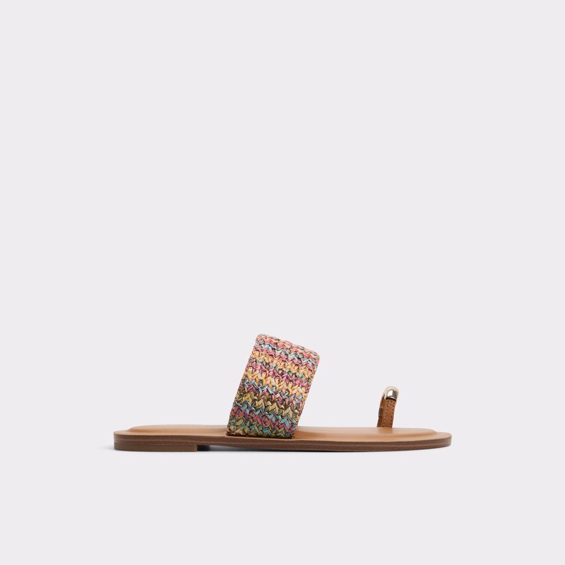 Aldo ravne natikače BEACHWALK TEX RAFFIA - multicolor 1