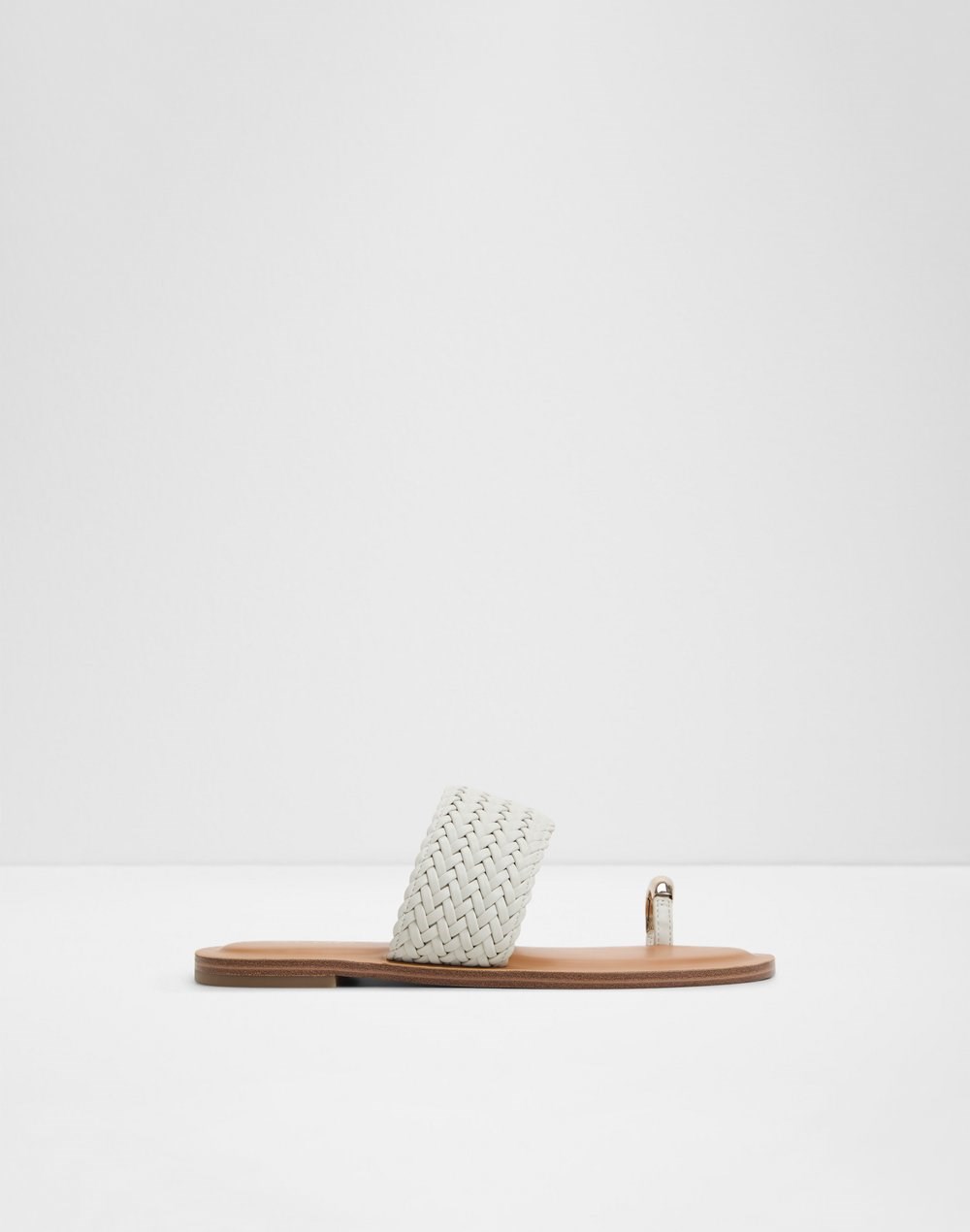 Aldo ravne natikače BEACHWALK SYN SMOOTH - bijela