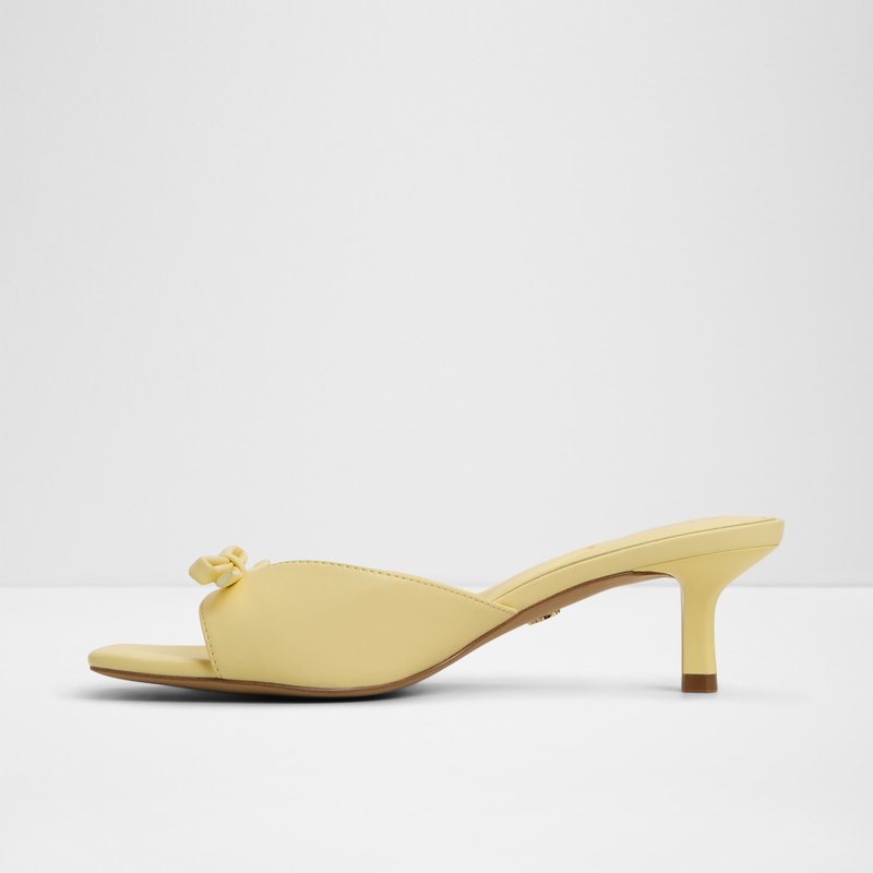 Aldo natikače na petu BELEROSE SYN SMOOTH - žuta 2