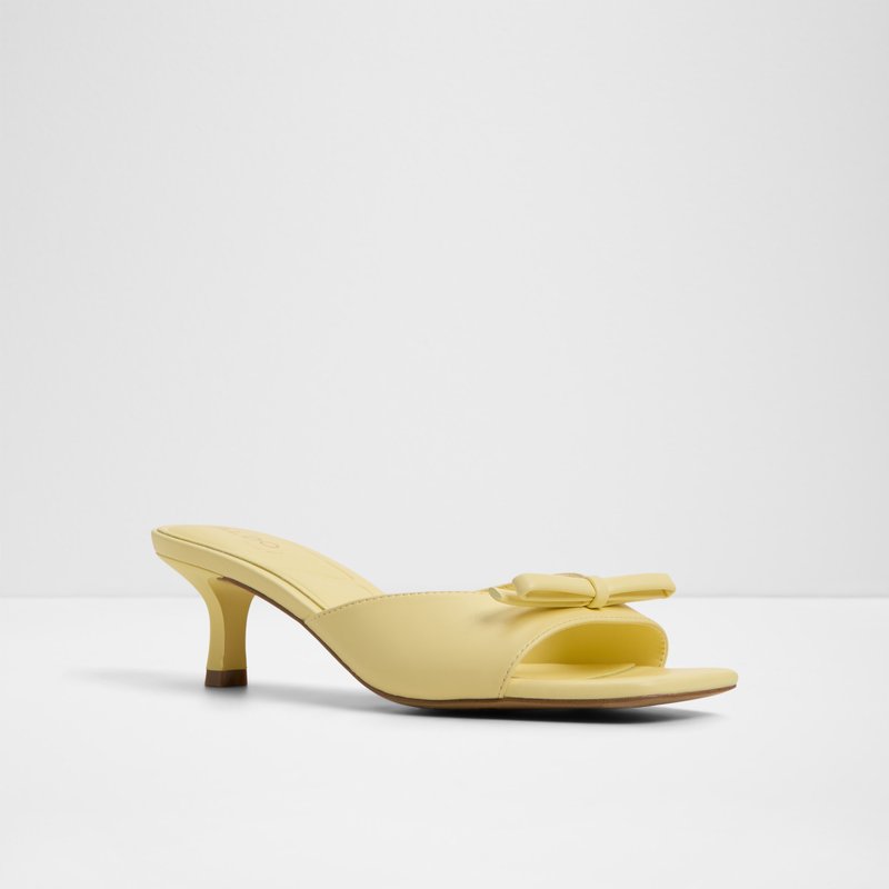 Aldo natikače na petu BELEROSE SYN SMOOTH - žuta 3