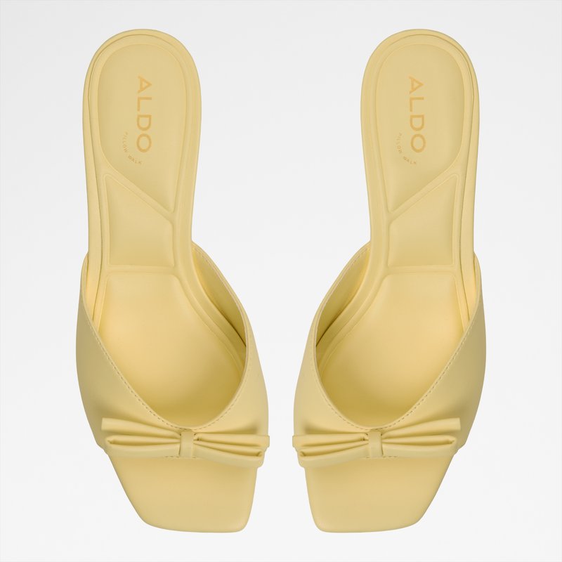 Aldo natikače na petu BELEROSE SYN SMOOTH - žuta 5