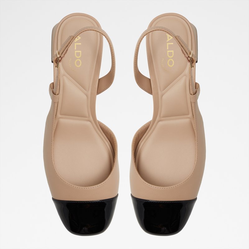 Aldo cipele na srednje visoku petu BIALLE LEA SMOOTH - bež 5