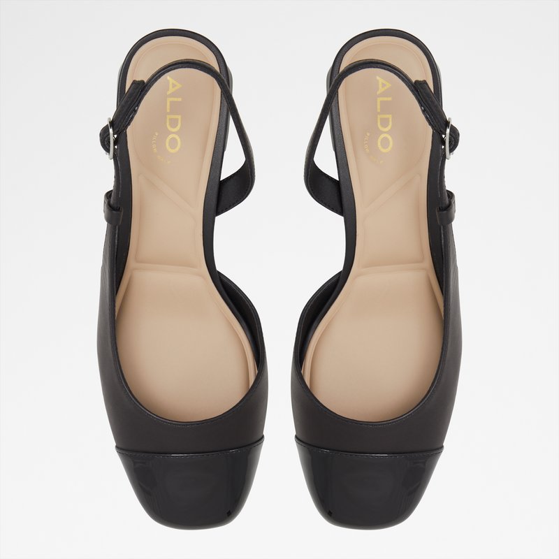 Aldo cipele na srednje visoku petu BIALLE LEA SMOOTH - crna 5