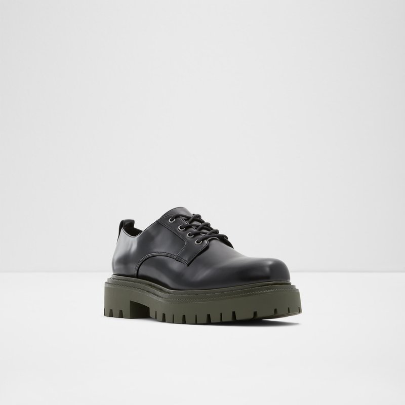 Aldo oxford cipele BIGMOVE SYN SHINY - crna 4