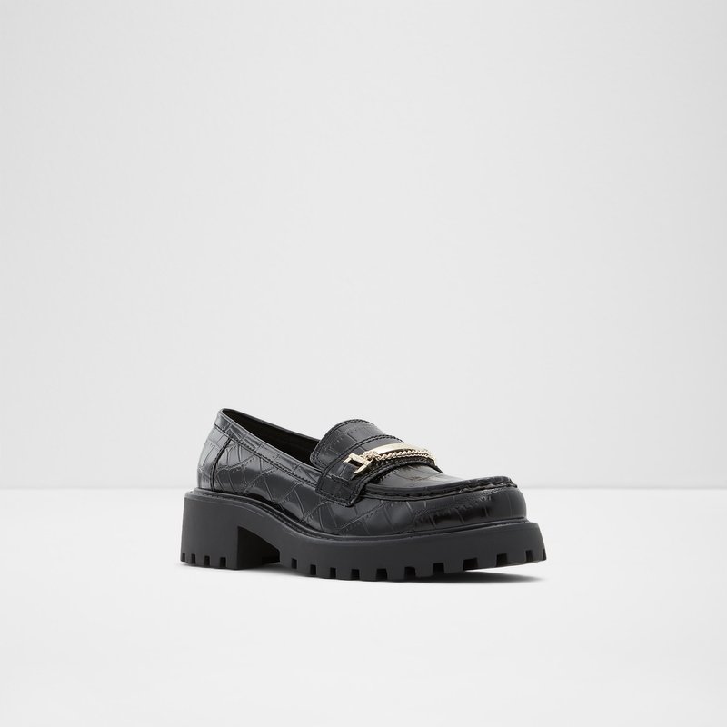 Aldo mokasine BIGSTEP SYN EMB CROCO - crna 3