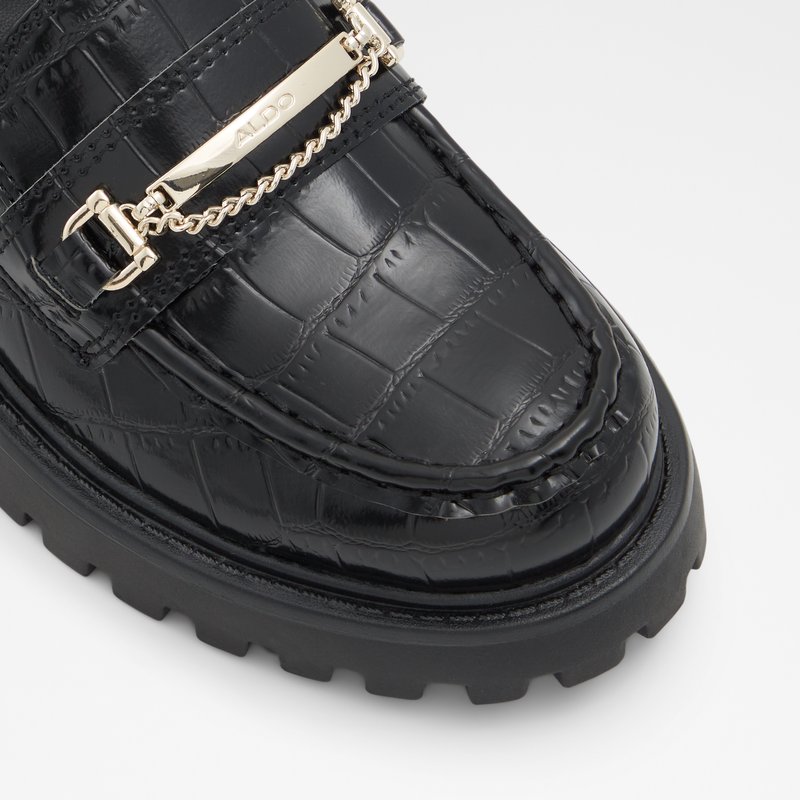 Aldo mokasine BIGSTEP SYN EMB CROCO - crna 4